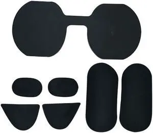 Lightweight Silicone Pad Button Cap for PS VR 2 Controller Anti-Throw Lens Cover(Black)