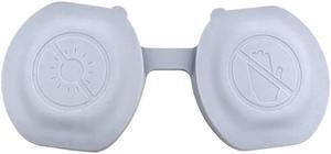 Soft Lens Cover VR es Pads Protective Caps Sleeves for PS VR2 Headset(White)