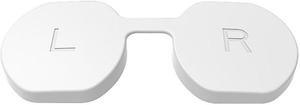 Soft Lens Cover VR Lens Soft VR es Silicone Caps Anti Scratch Caps for PS VR2 Headset Scratchproof Flexible Cover(White)