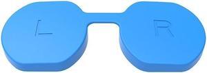 Soft Lens Cover VR Lens Soft VR es Silicone Caps Anti Scratch Caps for PS VR2 Headset Scratchproof Flexible Cover(blue)