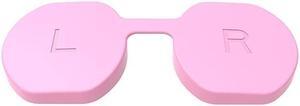 Soft Lens Cover VR Lens Soft VR es Silicone Caps Anti Scratch Caps for PS VR2 Headset Scratchproof Flexible Cover(rose Red)