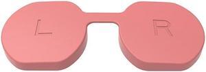 Soft Lens Cover VR Lens Soft VR es Silicone Caps Anti Scratch Caps for PS VR2 Headset Scratchproof Flexible Cover(pink)