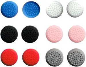 6pair Soft Silicone Rocker Caps Controller Thumb  for PS VR2 Headset Handle Anti-Skid Rocker Wear-resistant Caps