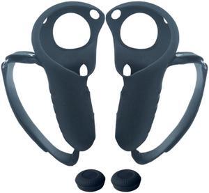 Anti-Throw Controller Shells Grips Rocker Caps for  Q-uest Pro VR Handle Protective Pouch VR Controller Sleeve Lightweight(Black)