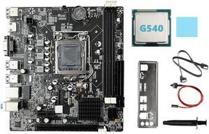 B75 Desktop Motherboard+G540 CPU+SATA Cable+Switch Cable+Baffle LGA1155 DDR3 for I3 I5 I7 Series Pentium Celeron CPU