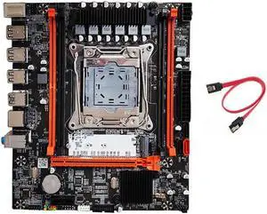 X99H Desktop Motherboard B85 Chip LGA2011-V3 DDR3X4 ECC Server Memory Slot M.2 NVME PCI-E 3.0 X16 SATA3.0 +SATA Cable