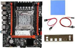 X99H Motherboard Kit+Thermal Pad+SATA Cable+Switch Cable+Bezel LGA2011-V3 DDR3X4 ECC RAM Slot M.2 NVME PCI-E X16 SATA3.0