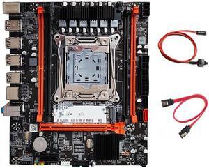 X99(X99H) Motherboard+Switch Cable+SATA Cable LGA2011-V3 DDR3X4 ECC Server Memory Slot M.2 NVME PCI-E 3.0 X16 SATA3.0