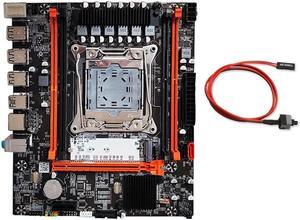X99H Motherboard+Switch Cable Kit B85 Chip LGA2011-V3 DDR3X4 ECC Server Memory Slot M.2 NVME PCI-E 3.0 X16 SATA3.0