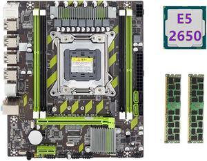 X79 Motherboard+E5 2650 CPU+2X8GB DDR3 1600Mhz REG ECC RAM Memory Set LGA 2011 M.2 NVME Motherboard