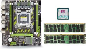 X79 Motherboard+E5 2630 CPU+2X8GB DDR3 1600Mhz REG ECC RAM Memory Set LGA 2011 M.2 NVME Motherboard