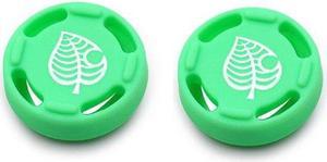 Animal Crossing Bear Leaf Silicone Thumb Stick Grip Cap Joystick Cover For Switch Lite Joycon Controller Case2 pcs