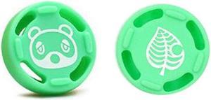 Animal Crossing Bear Leaf Silicone Thumb Stick Grip Cap Joystick Cover For Switch Lite Joycon Controller Case2 pcs