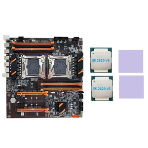 X99 ATX Motherboard Bundle With 2x E5-2667 V4 CPUs & 64GB DDR4 RAM - Open Box