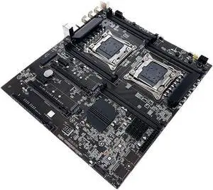 X99 Dual-Socket CPU Motherboard LGA2011-3 8XDDR4 ECC RAM Slot PCIEx16 SATA3.0 Server PC Motherboard Support E5 V3/V4 CPU