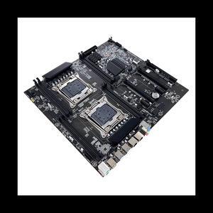 X99 Dual-Socket Motherboard LGA2011-3 Dual CPU Support RECC DDR4 Memory Motherboard+2XDDR4 4GB 2666Mhz RAM+Switch Cable