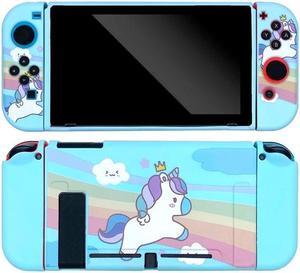 For  Switch Case Cute Cartoon Full Cover Shell Joy-Con Controller Shell Hard TPU Cover Box For Switch Accessories(G)