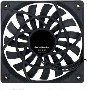 Mute 120mm 12cm PWM Cooling Fan Slim 12mm,120X120X12mm DC 12V 0.20A 1400RPM Computer PC Case Chassis Cooler Quiet