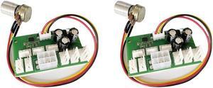 2Pcs Computer Case Miner Fan Speed Controller 8-Channel Fan Hub PWM High-Power Violent Fan Controller Fan Speed Governor