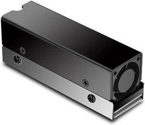 M.2 SSD NVMe Heat Sink M2 2280 Solid State Disk Air Circulation Radiator with Fan Aluminum Heatsink Thermal Pad Cooler