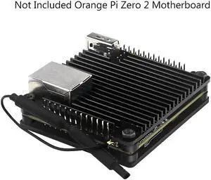 For Orange Pi Zero 2 Aluminum Case Development Board Protection Cooling Shell Metal Protective Passive Cooling Enclosure