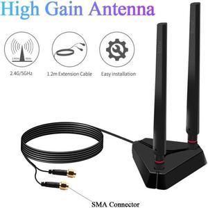 1200Mbps PCIe Wireless Wifi Adapter 802.11ac  wifi Bluetooth 4.0 Dual Band Wlan Card For Desktop(High gain antenna)