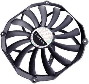 14015 Case Fan Large Air Volume Low Noise 140X140X15MM Ultra-Thin 4PIN PWM 14CM Fan