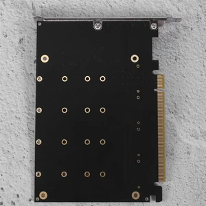 PCIE 4-Port M.2 NVEM SSD Expansion Card Computer Motherboard Solid State Drive Expansion Card PCIE 4-Port M.2 NVEM SSD Expansion Card Computer Motherboard Solid State Drive Expansion Card