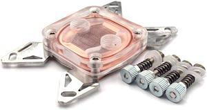 Computer CPU Cooler Water Cooling Block Copper Base POM Cover for Intel LGA 1155 2011 AMD AM4 Fans Cooling