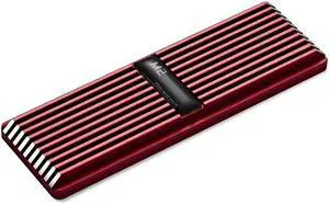 M2 Heatsink Heat Dissipation Radiator M.2 Cooling Heat Sink for NVME NGFF M.2 2280 SSD Hard Drive, Red