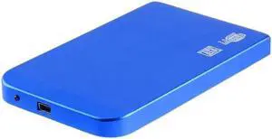 Ultra Thin HDD Case SATA to USB 3.0 SSD Adapter Hard Drive Case External HDD Enclosure for 2.5 inch HDD SSD hard disk(Blue)