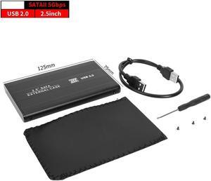 2.5 inch HDD SSD Case Sata to USB 2.0 Adapter Free 5 6 Gbps Box Hard Drive Enclosure Support 2TB HDD Disk For WIndows Mac OS(USB 2.0 SSD Case 2)