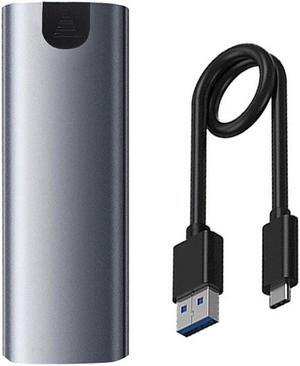 M.2 Hard Drive Case SSD Enclosure NVMe/NGFF Mobile Harddisk Enclosure Type-C 3.1 M/B/(B+M) Key for 2230/2242/2260/2280 SSD(NVME 10Gbps)