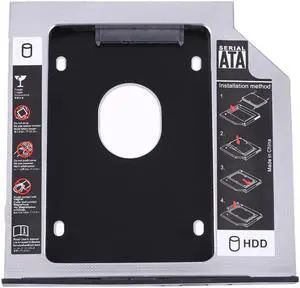Universal 2nd SATA To SATA HDD Caddy 9mm For Notebook ODD Optibay For 9mm Nclosure Bay SSD Case Hard Disk Drive