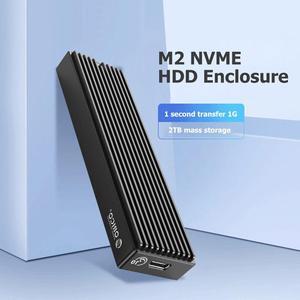 ORICO M2PV-C3 Type-C M.2 NVME SSD Mobile Enclosure Aluminum Alloy USB 3.1 10Gbps 2TB External Solid State Drive Box Case