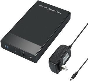 External 6Gbps USB 3.0 to SATA III 2.5Inch 3.5Inch Hard Drive Enclosure HD SSD HDD Case For 2.5" 3.5" Laptop Desktop Hard Disk(US Plug)