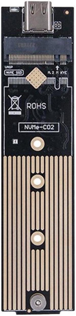 M.2 To USB3.1 Gen2 Converter Card PCL-E Solid State Disk Adapter 6/10Gbps Hard Drive Disk Converter Supports 2230 2242 2260 2280(C female port)