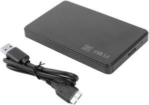 2.5 inch SATA SSD HDD Adapter Plastic USB 2.0/3.0 Enclosure External Mobile Box HDD Case with USB Cable Pouch New(USB 3.0)