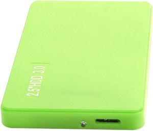 Computer PC Desktop Accessaries Supplies 2.5 inch HDD SSD Case SATA to USB 3.0 External Hard Drive Enclosure Support 8TB(Green)