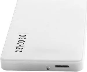 Computer PC Desktop Accessaries Supplies 2.5 inch HDD SSD Case SATA to USB 3.0 External Hard Drive Enclosure Support 8TBWhite