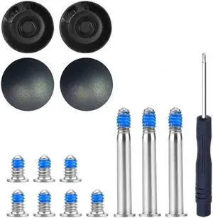 Rubber Feet with Screws Bottom Screwdriver Set for Mac Book PRO A1278 A1286 A1297 13, 15, 17 (Not for Retina Screens)