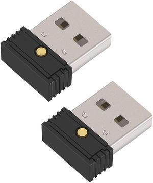 2Pcs USB Mouse Jiggler,Undetectable Automatic Computer Mouse Mover Jiggler, Keeps Computer Awake,Simulate Mouse Movement