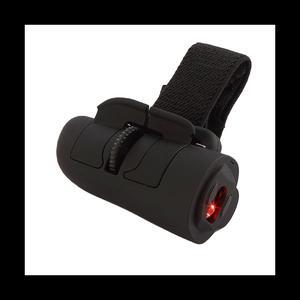 Mini 2.4G Wireless Finger Ring Mouse Ergonomic Handheld Optical Travel Mice(Black)
