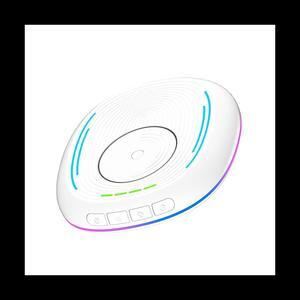 LED Breathing Light Mouse Mover Undetectable Mouse Jiggler with Timer,ON/Off Switch, Random Movement Keep PC Awake,White