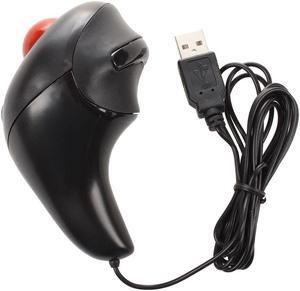 Thumb-Controlled Handheld Wired Trackball Mice Mouse