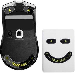 1Set 0.8mm Glass Mouse Feet Mouse Skates Stickers Pad Rounded Glides Curved Edges for viper V2 Pro Mouse