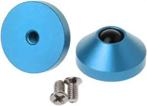Mechanical Keyboard Metal Anodized Aluminum CNC Cone Feet Alu Support Pad 2Pcs Non-Slip 6Colors Optional