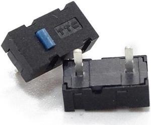 2PCS 2 Pins TTC Blue Dot / 5M White Dot Mouse Micro Switch for razer Imperator(TTC Blue Switch)