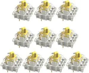 G Pro 2.0 Switches Keyboard Linear Plate Mounted  3 Pin RGB Switches(5)