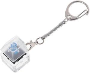 MX Switch Tester Switch Sampler Mechanical Keyboards 1-Key Switch Testing Tool Translucent Switch Keychain(Blue)